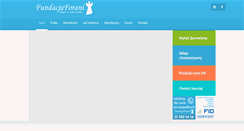 Desktop Screenshot of fundacjaforani.org